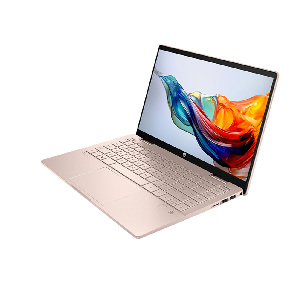 Laptop HP Pavilion X360 14-ek2024TU 9Z2V6PA (Intel Core 5 120U | 16GB | 512GB | 14 inch FHD | Cảm ứng | Win 11 | Vàng) ảnh 2