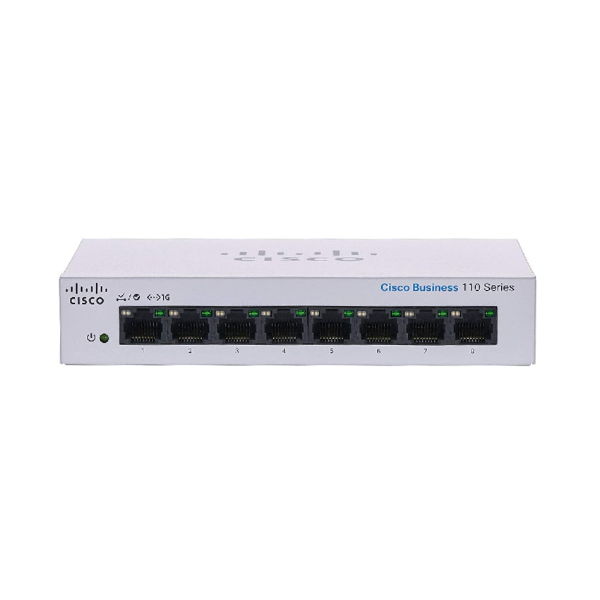  Switch Cisco CBS110-8T-D-EU Unmanaged 8-port GE, Desktop, Ext PS ảnh 2