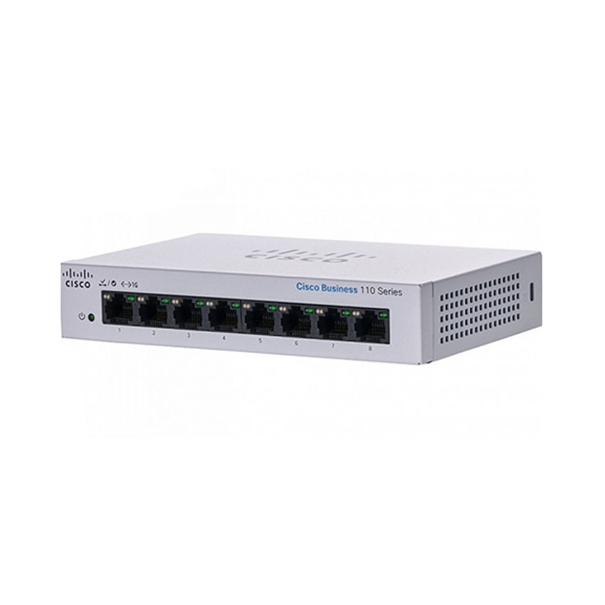  Switch Cisco CBS110-8T-D-EU Unmanaged 8-port GE, Desktop, Ext PS ảnh 3