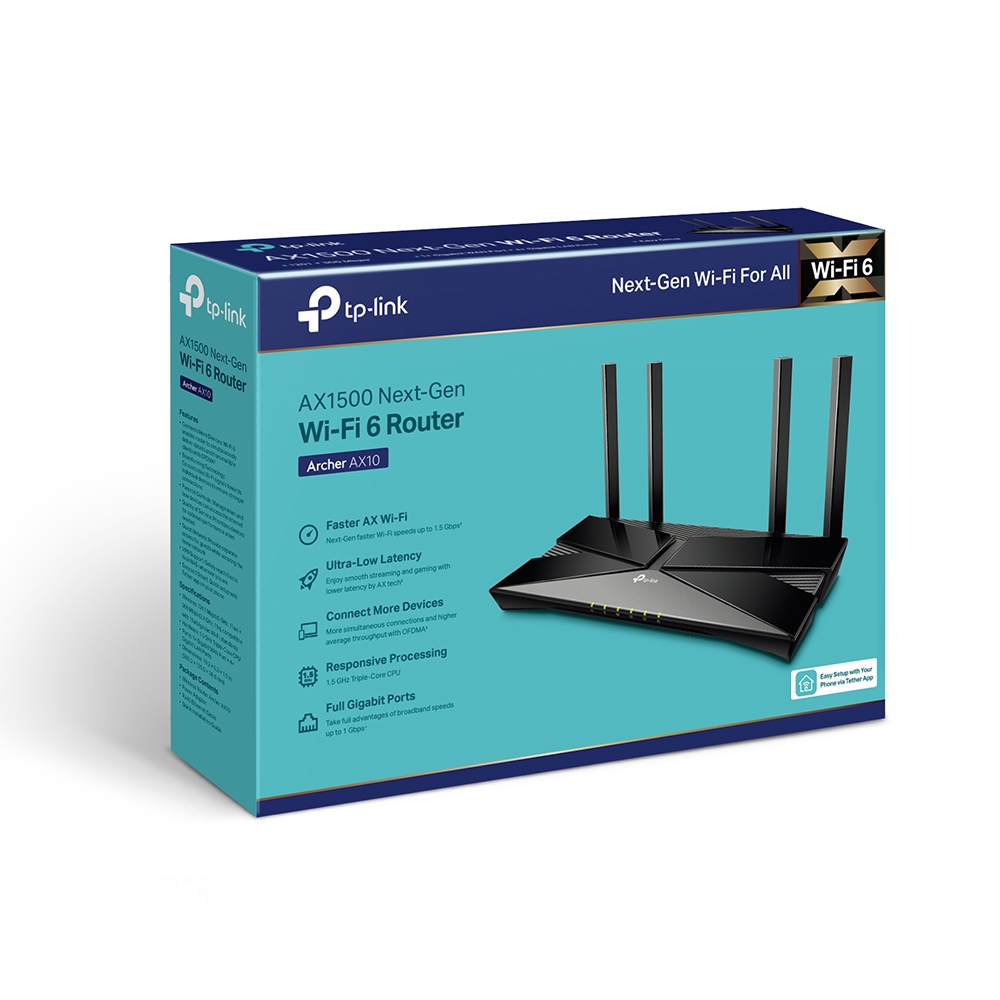 Bộ Định Tuyến TP-Link Archer AX10 AX1500 Wi-Fi 6 Router ảnh 4