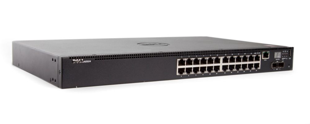 N2024P Dell EMC PowerSwitch 24 Ports PoE+ (30.8W Per Port), 2x SFP+ Uplink ảnh 3