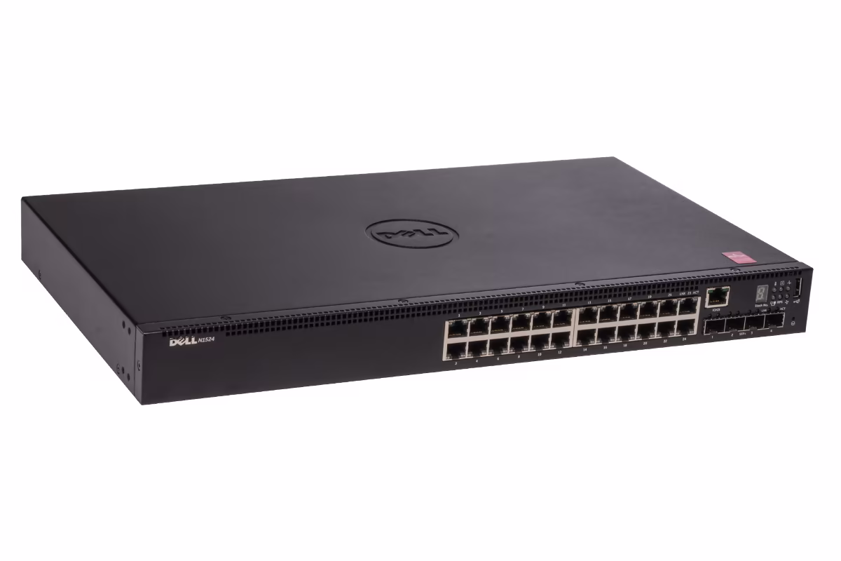 N1524 Dell EMC PowerSwitch 24 Ports GE, 4 SFP+ Slot Uplink ảnh 2