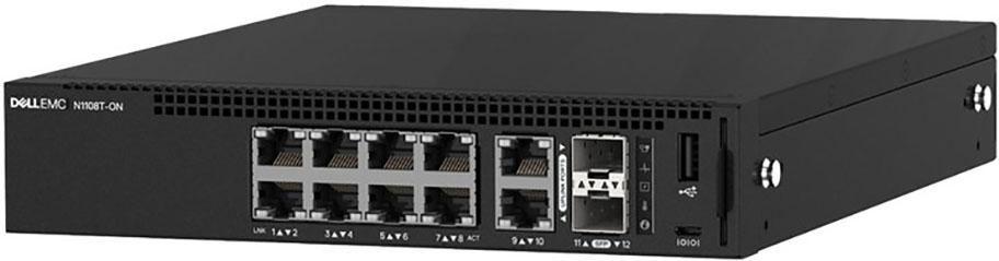 N1108T-ON Dell EMC PowerSwitch 8 Ports GE, 2 Combo Uplink ảnh 2