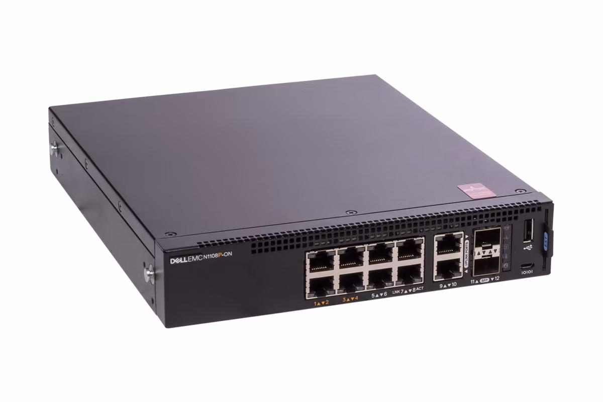 N1108EP-ON Dell EMC 8 Ports PoE+ 137W, 2 Combo Uplink ảnh 2