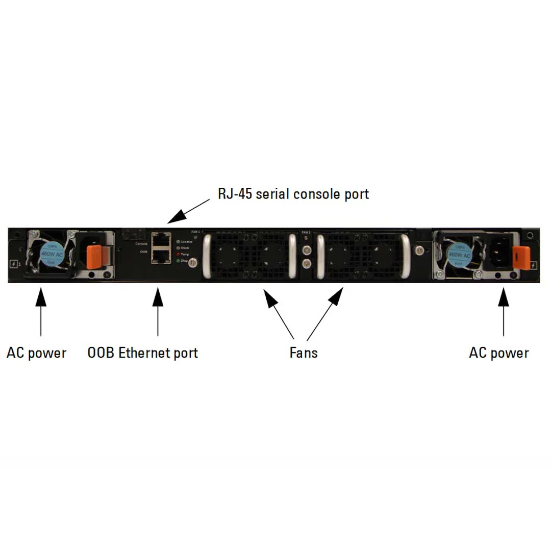 N4064 Dell EMC PowerSwitch 48 Ports 10GE RJ45, 2 QSFP+, 1 Expansion Module ảnh 3