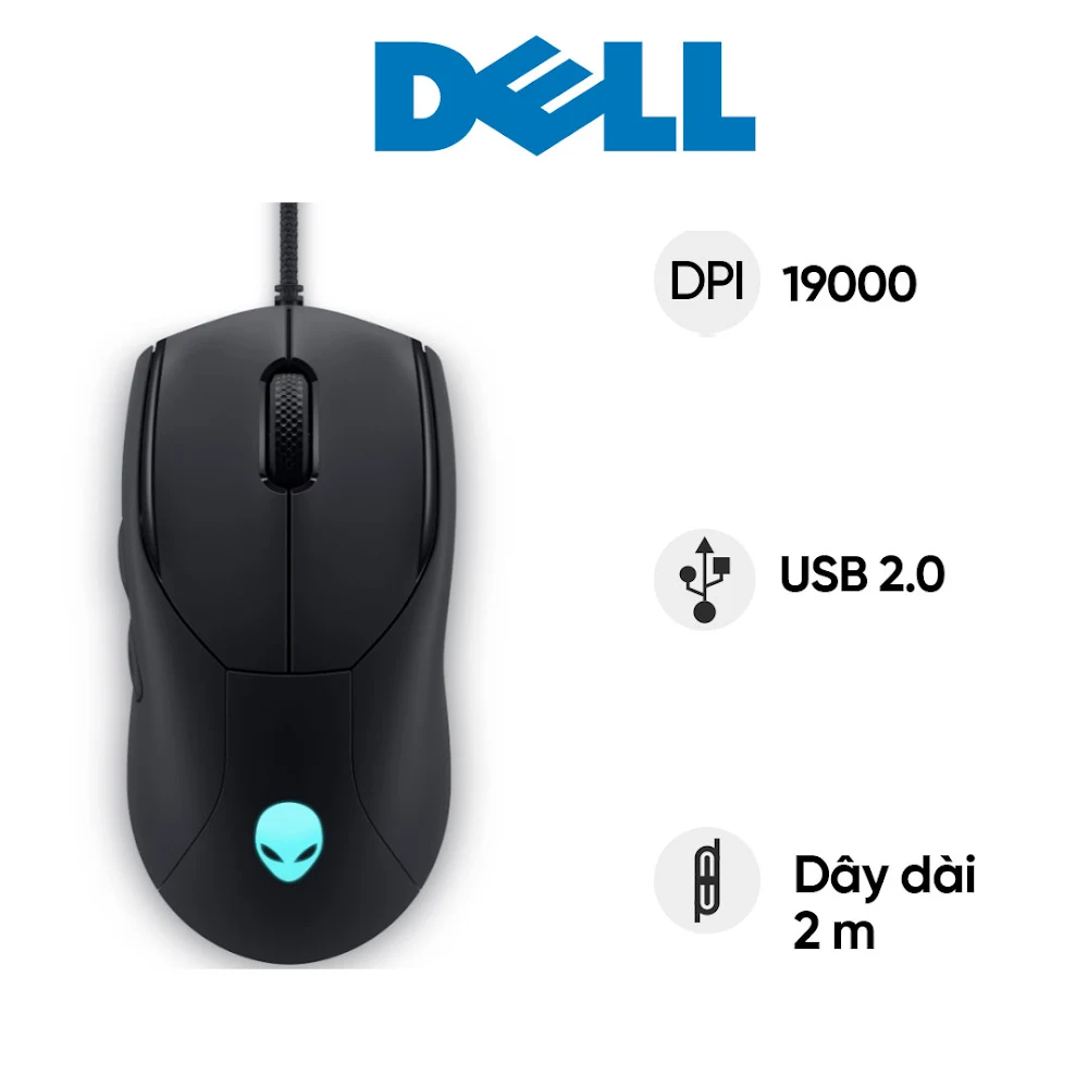 Chuột gaming Dell Alienware AW320M ảnh 3