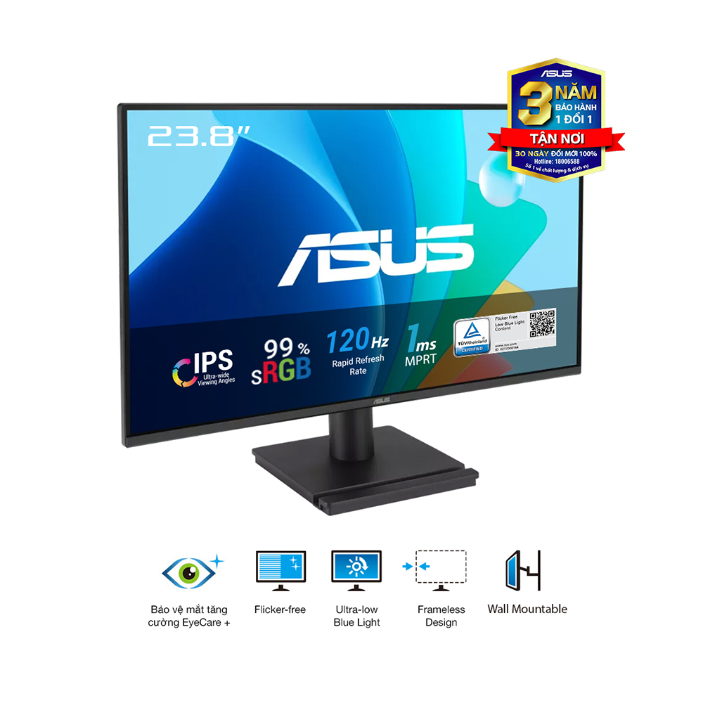Màn Hình ASUS VA249HG (23.8 inch - IPS - FHD - 120Hz - 1ms) ảnh 4