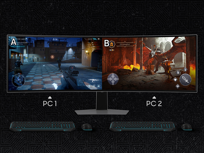 Màn hình Gaming SAMSUNG Odyssey OLED G9 G93SD LS49DG930SEXXV (49 inch - OLED - DQHD - 240Hz - 0.03ms - Cong) ảnh 5