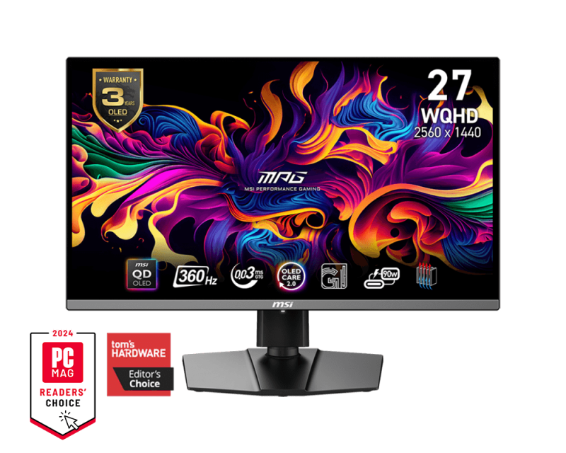Màn Hình MSI MPG 271QRX QD-OLED (27 inch - OLED - 360Hz - 0.03ms - 2K) ảnh 1