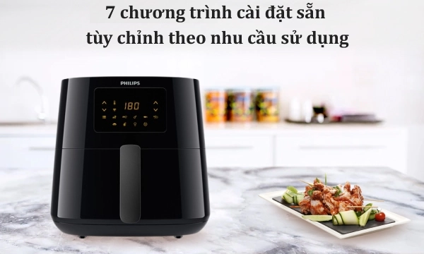 Nồi chiên không dầu Philips 6.2 lít HD9280/90 ảnh 6