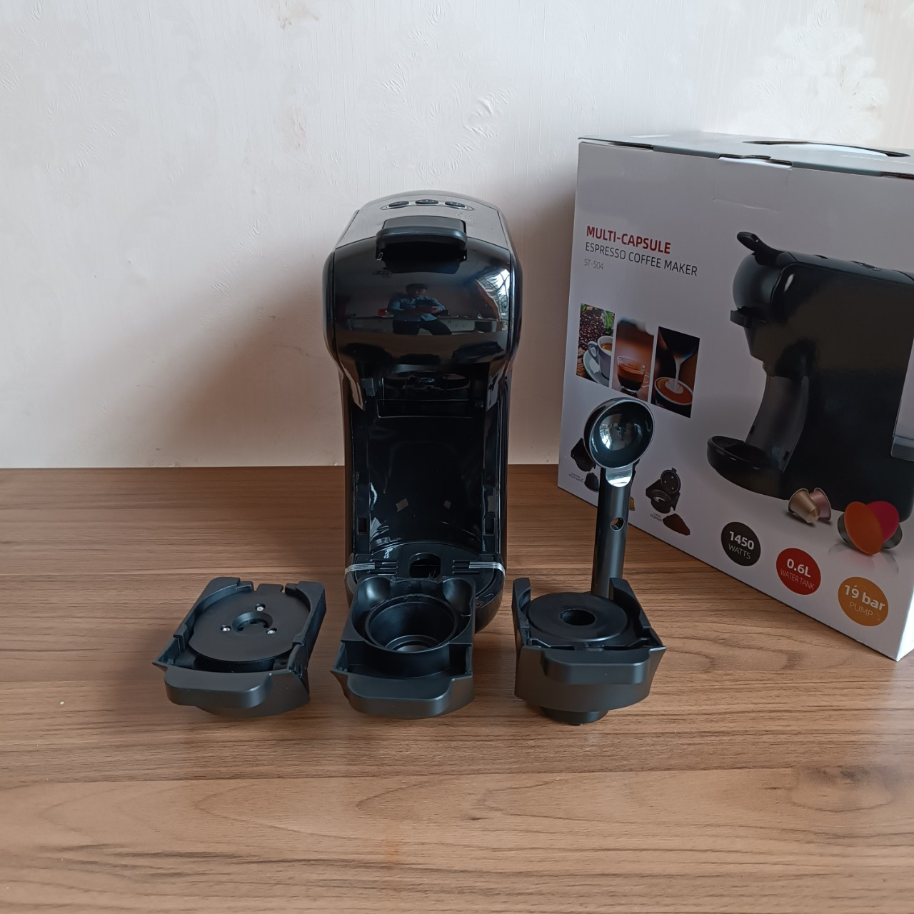 Máy pha cà phê viên nén ST504 – chuẩn vị Espresso – 3in1 ảnh 3