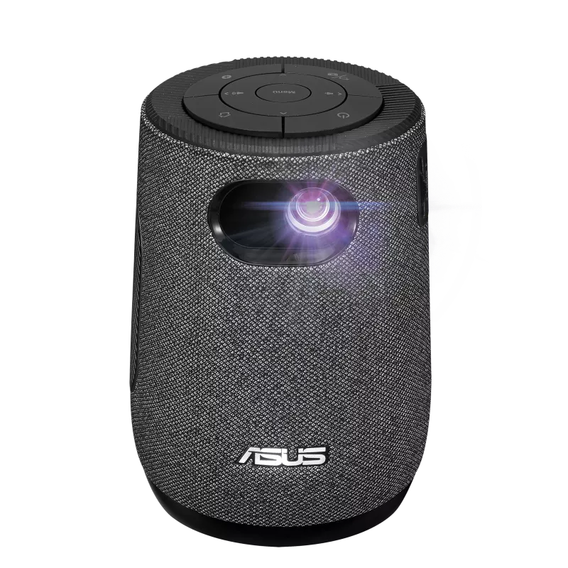 Máy chiếu LED di động ASUS ZenBeam Latte L1 - 300 Lumens, 720p, Công nghệ âm thanh từ Harman Kardon, Loa Bluetooth® 10 W, Phát video trong 3 giờ, Trình chiếu không dây, Pin tích hợp, USB Type-A, HDMI®