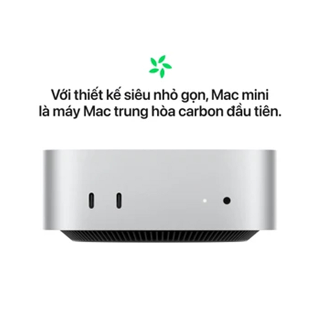 Máy Tính Mac Mini M4 10C CPU 10C GPU 16GB 256GB Chính Hãng Apple ảnh 3