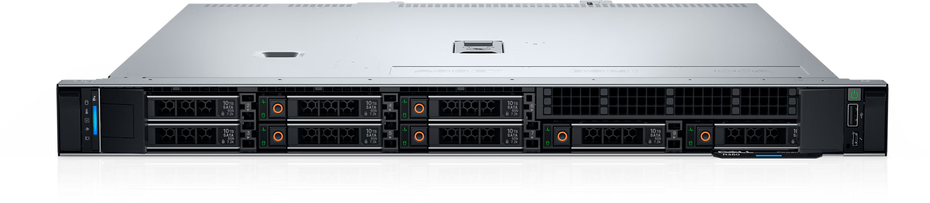 Máy chủ/ Server Dell R650 8x2.5": Silver 4310/ 16GB RDIMM 3200MTs/ 1.2TB 10K RPM SAS 12Gbps 512n 2.5in Hot-plug Hard Drive/ PERC H755/ iDRAC9 Ent/ DP 1GbE LOM + BC5720QP OCP/ 1 x 1400W PSU/ Bezel/ DVD/ No OS/ 4 Yrs Pro