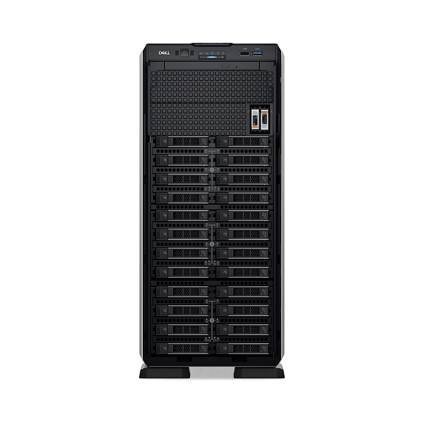 Server Dell PowerEdge T550 (8x3.5"/Xeon Silver 4310/16GB RAM/2TB NLSAS 3.5" HDD/PERC H755/iDRAC9 Ent/BC5720QP OCP/Bezel/DVDRW/1400W) ảnh 3