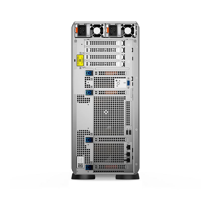 Server Dell PowerEdge T550 (8x3.5"/Xeon Silver 4310/16GB RAM/2TB NLSAS 3.5" HDD/PERC H755/iDRAC9 Ent/BC5720QP OCP/Bezel/DVDRW/1400W) ảnh 4