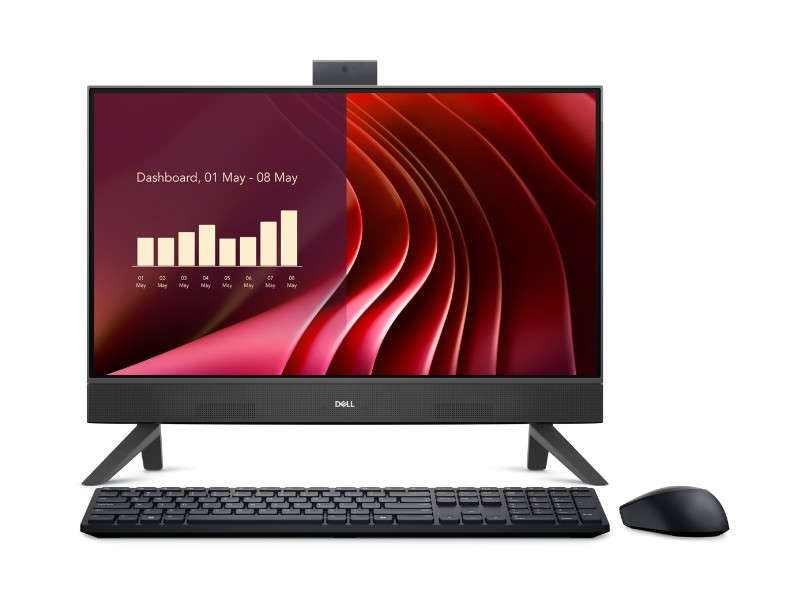 Máy tính AIO Dell 24 EC24250 42AIO24150U-01 (Core 7 150U/ 16GB/ 512GB SSD/ 23.8inch/ Wifi + BT/ Key + Mouse wireless/ Win 11/ Office/ 1Y)