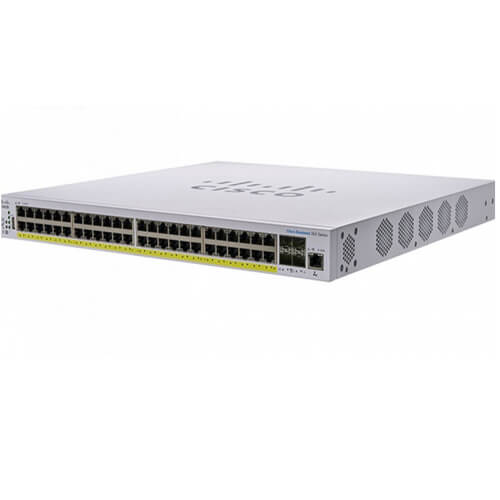 Switch CISCO CBS350 Managed 48-port GE POE+, 740W power budget, 4x10G SFP+