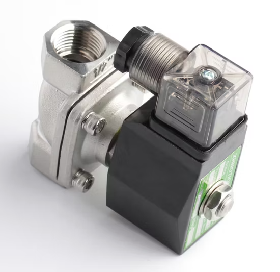 Van điện từ thường đóng 2 chiều bằng thép không gỉ ảnh 4