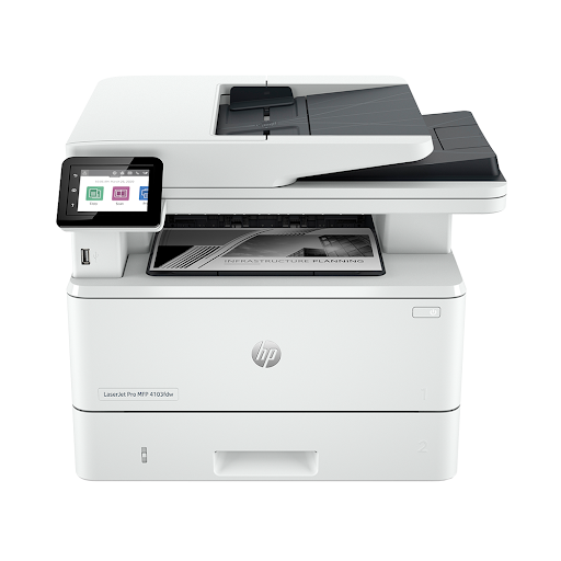 Máy in Laser đen trắng đa năng HP 4103fdw 2Z629A (A4 | In đảo mặt | Scan ADF 2 mặt | Copy | Fax | USB | LAN | WIFI)