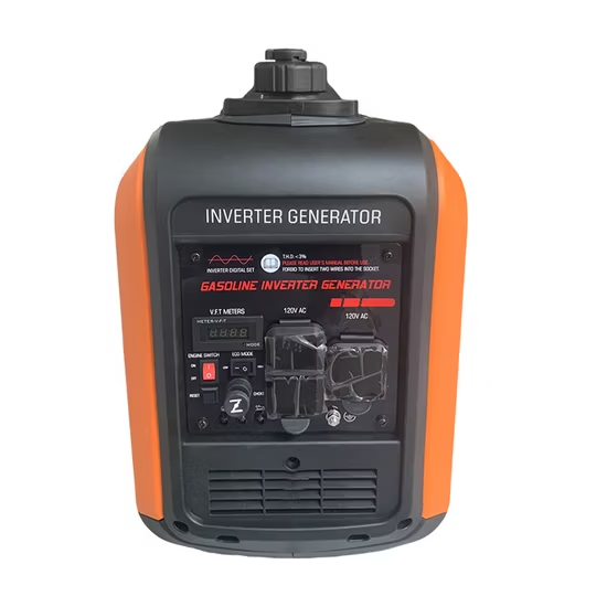Máy phát điện xăng biến tần công suất lớn, hoạt động êm ái, một pha, 3 kW (3.5 kW), 3 kVA, 3000W, làm mát bằng không khí ảnh 3