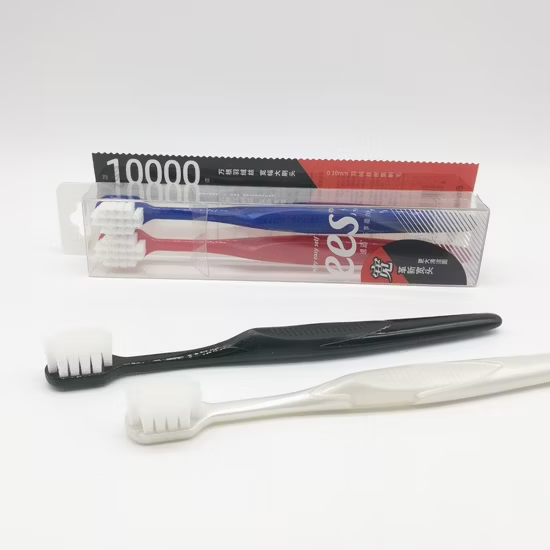Bàn chải đánh răng người lớn với lông mềm 0.10mm, bộ 2 trong 1 tiết kiệm ảnh 2