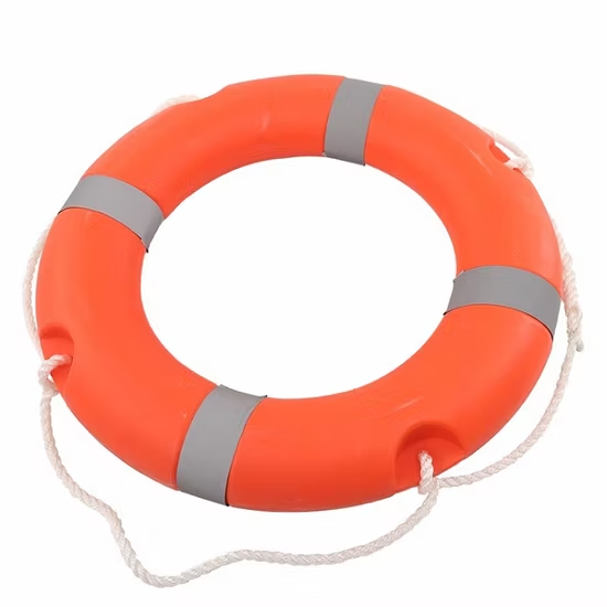 Phao cứu sinh nhựa HDPE đỏ bọc xốp EPE