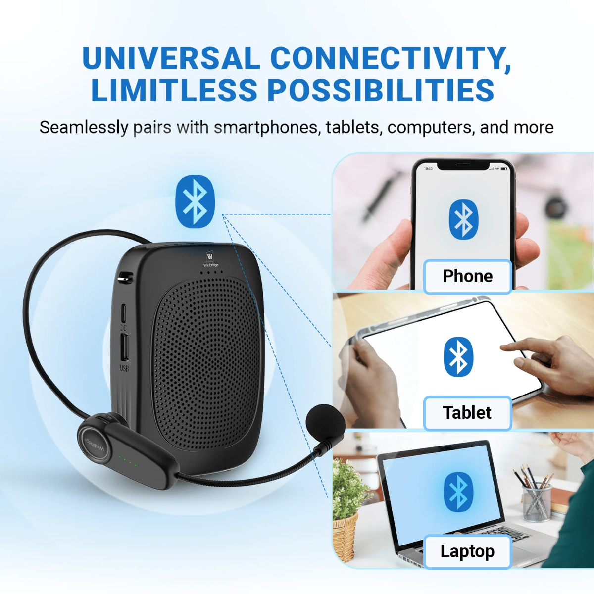 Máy trợ giảng WinBridge C002 Không dây 2.4G Bluetooth Pin trâu ảnh 2