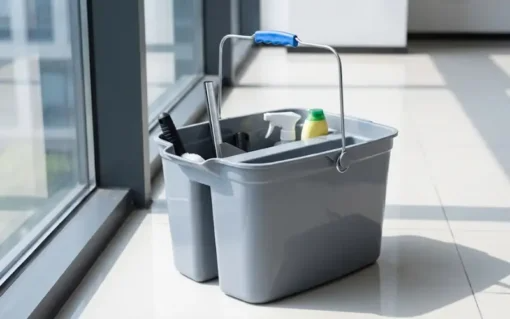 Xô đựng dụng cụ lau kính ChaoBao, 2 ngăn ảnh 3