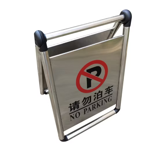 Biển báo an toàn gấp gọn bằng thép không gỉ ảnh 2