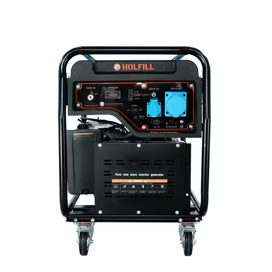 Máy phát điện xăng di động công suất 9000W (8.25kW) kiểu hở, khung hiệu suất cao, máy phát điện xăng gia dụng thông thường 15 kVA ảnh 2