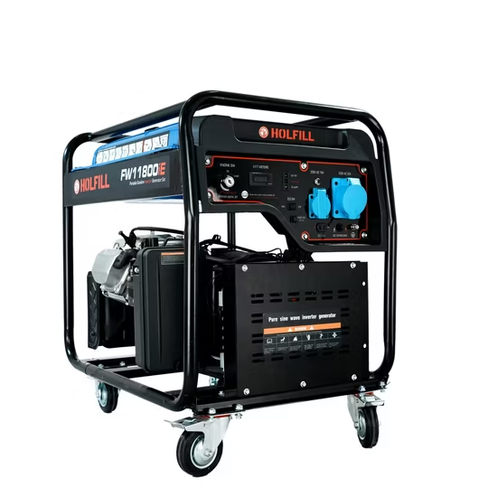 Máy phát điện xăng di động công suất 9000W (8.25kW) kiểu hở, khung hiệu suất cao, máy phát điện xăng gia dụng thông thường 15 kVA ảnh 3