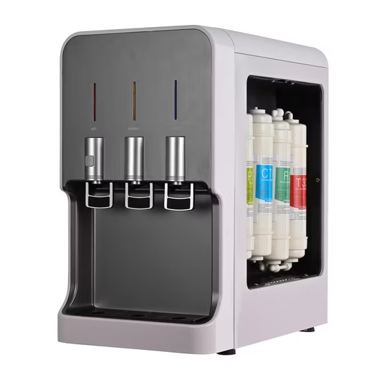 Máy lọc nước nóng lạnh để bàn 4 cấp với bộ lọc UF/RO ảnh 3