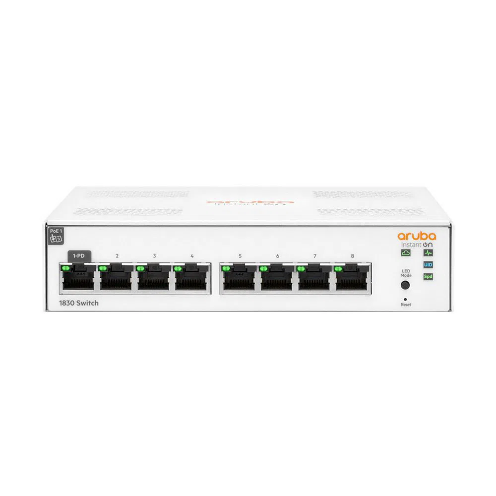 Switch Aruba Instant On 1830 8G JL810A (Gigabit (1000Mbps)/ 8 Cổng/ Smart Switch/ Vỏ Thép) ảnh 1