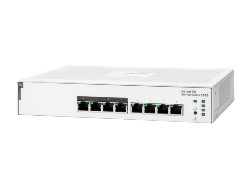 Switch Aruba Instant On 1830 8G JL811A 65W (Gigabit (1000Mbps)/ 8 Cổng/ Smart Switch/ 4 cổng PoE/ Vỏ Thép) ảnh 2