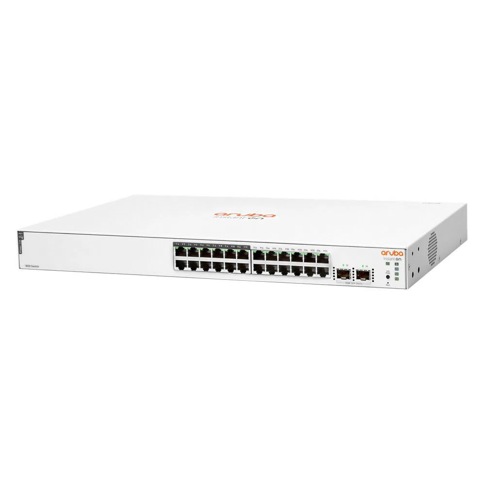 Switch Aruba Instant On 1830 24G JL813A 195W (Gigabit (1000Mbps)/ 24 Cổng/ 2 SFP/ Smart Switch/ 12 cổng PoE/ Vỏ Thép) ảnh 2