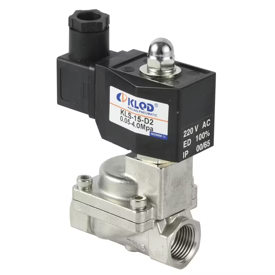 Van điện từ chịu nhiệt cao bằng thép không gỉ ảnh 2