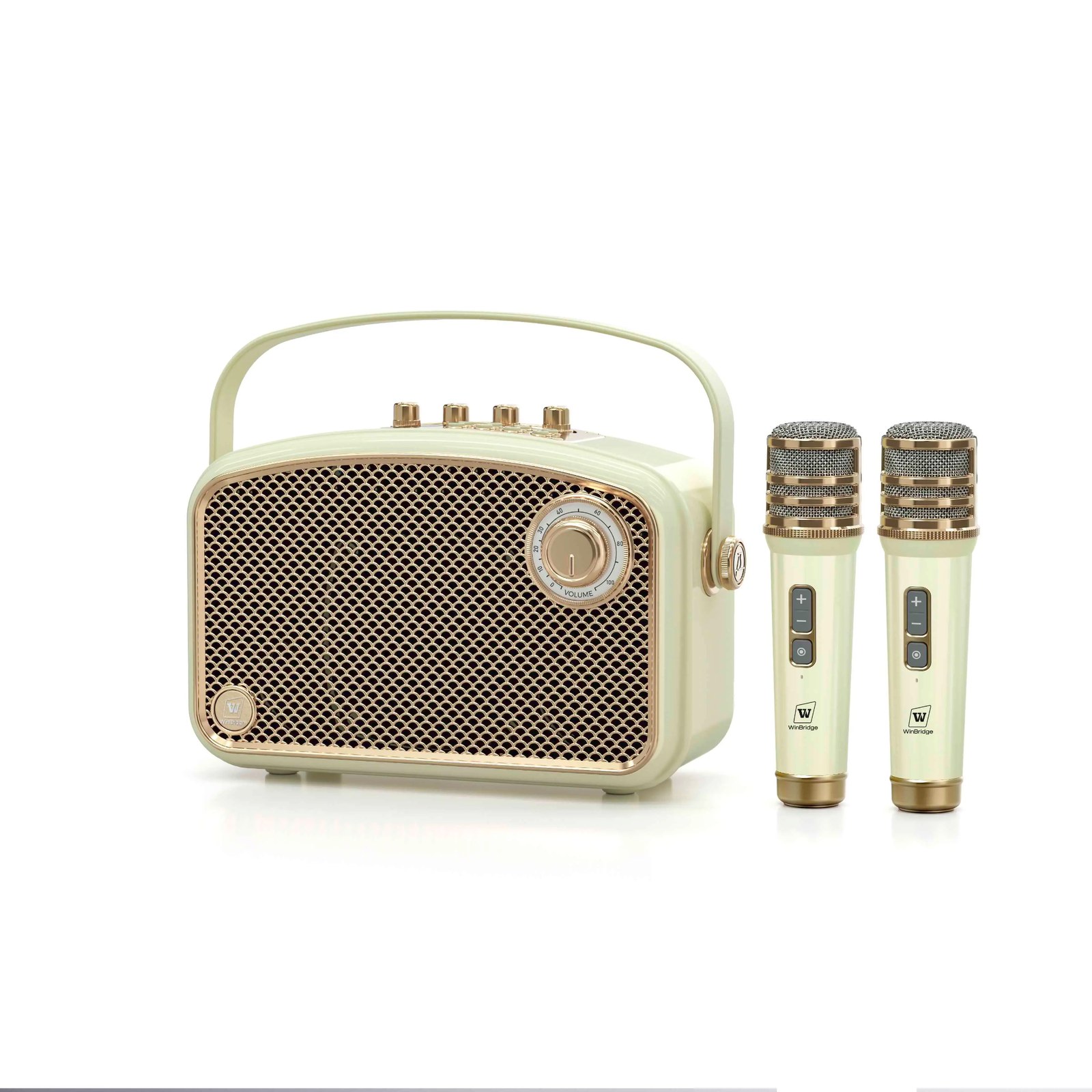 Loa Karaoke WinBridge L200 | 60W | 2 Micro UHF | Bluetooth