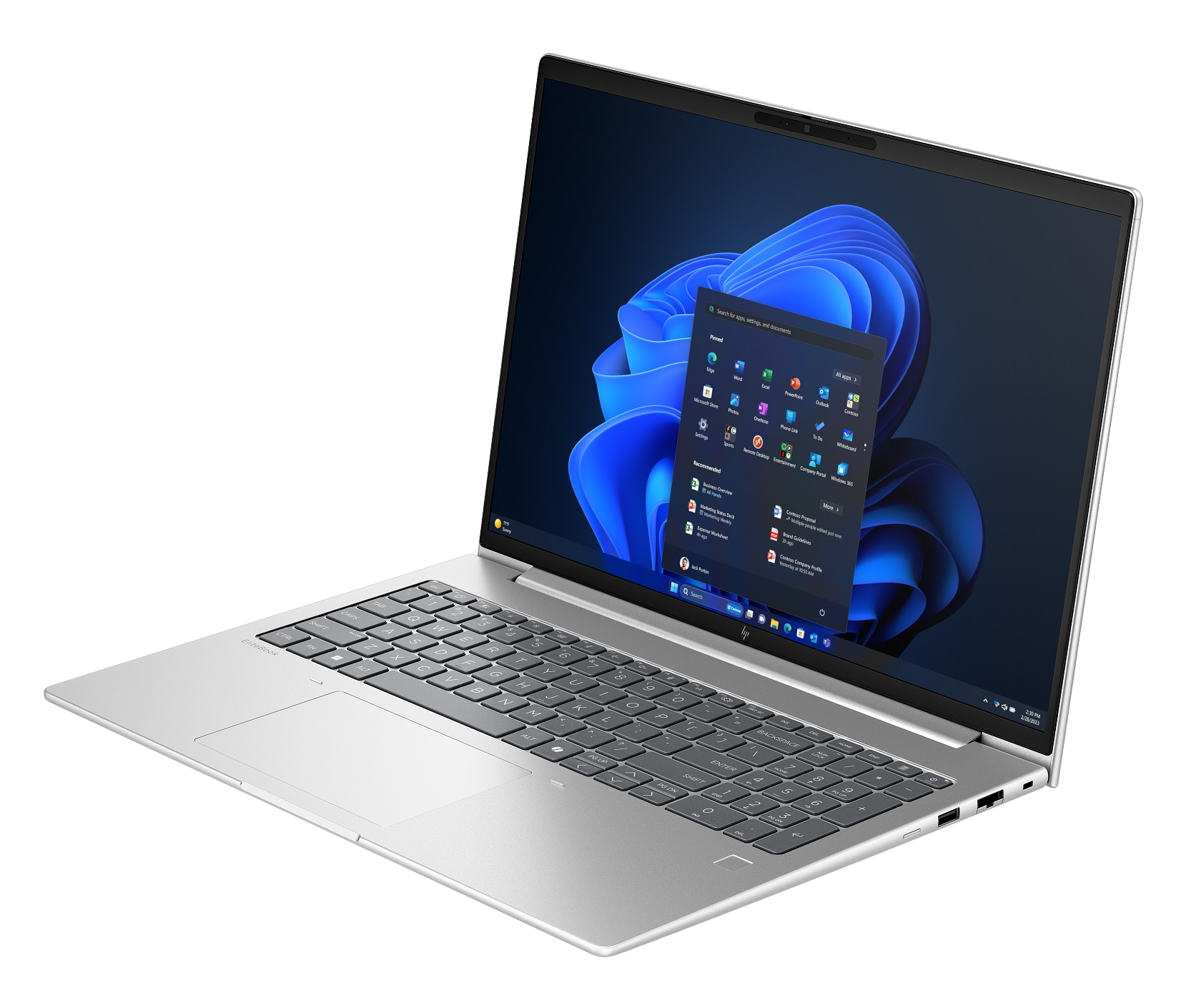 HP PROBOOK 4 G1A 16" (AMD Ryzen 5 220/16GB DDR5 RAM/512GB SSD/16" FHD+ /AMD Radeon/3 CELL/WLAN AX+BT/FINGERPRINT/WIN11H/SILVER/1.75KG) ảnh 3