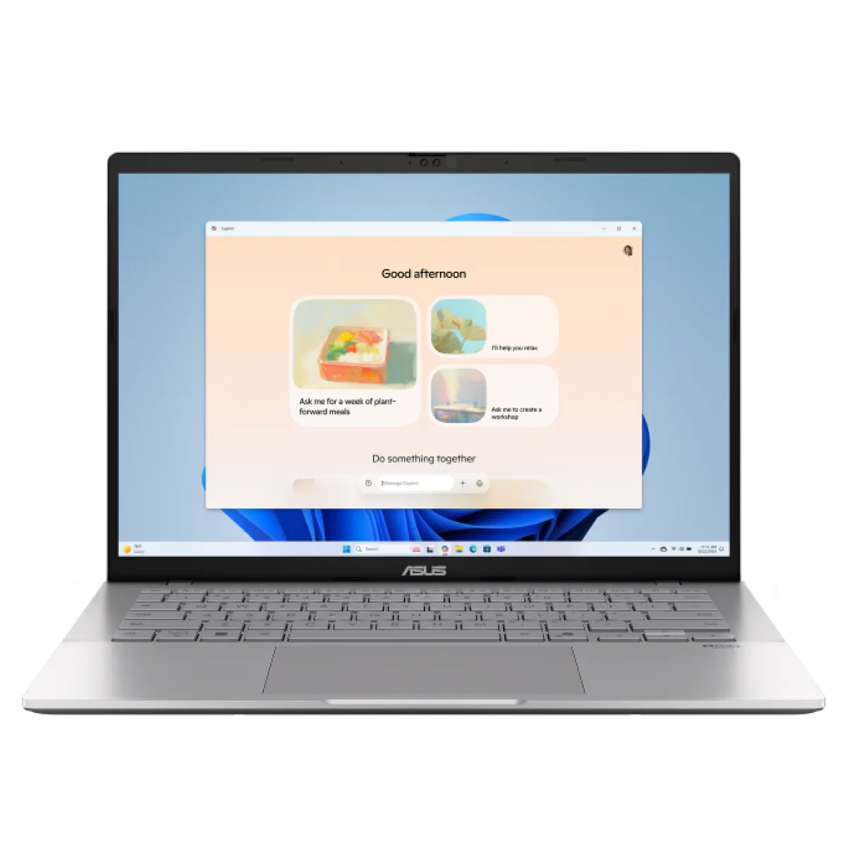 Laptop ASUS Vivobook S14 M3407GA (AMD RYZEN AI 7 445 | AMD Radeon | 14 inch WUXGA OLED | 16GB | 512GB | Win 11 | Xám)