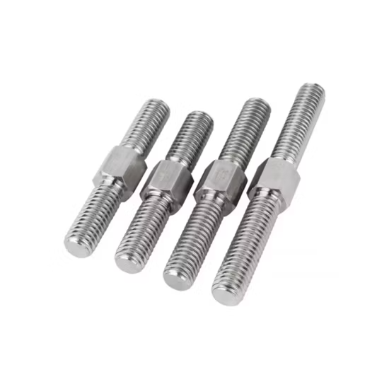 Bu lông đinh tán ren hai đầu lục giác bằng thép không gỉ SS304 SS316 ảnh 3