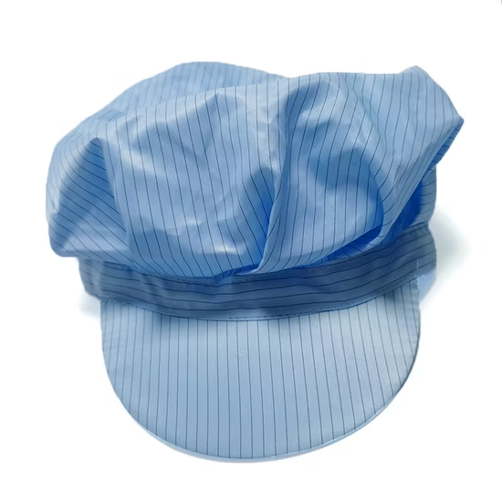 Mũ chống tĩnh điện polyester sợi carbon trong phòng sạch