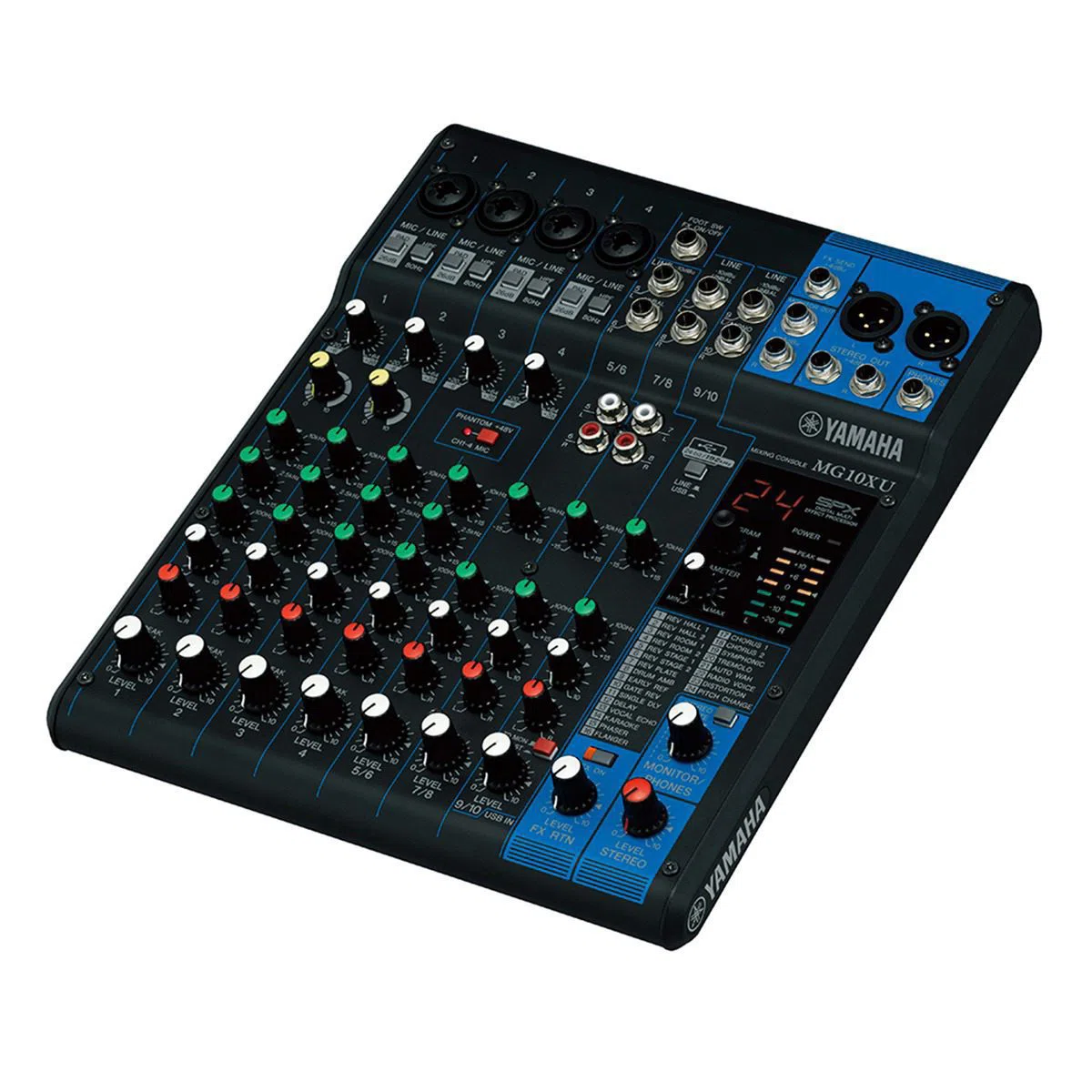 Bàn mixer Yamaha MG10XU (Mixer Analog, 10 kênh, 4 Mono, 3 Stereo) ảnh 2