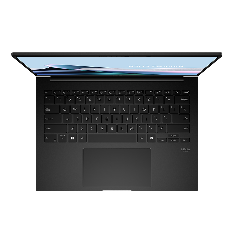 Máy Tính Laptop ASUS Zenbook 14 UM3406GA-QD075WS (AMD Ryzen AI 7 445 | AMD Radeon | 14 Inch WUXGA OLED | 16GB | 512GB | Win 11 | Office | Đen) ảnh 2