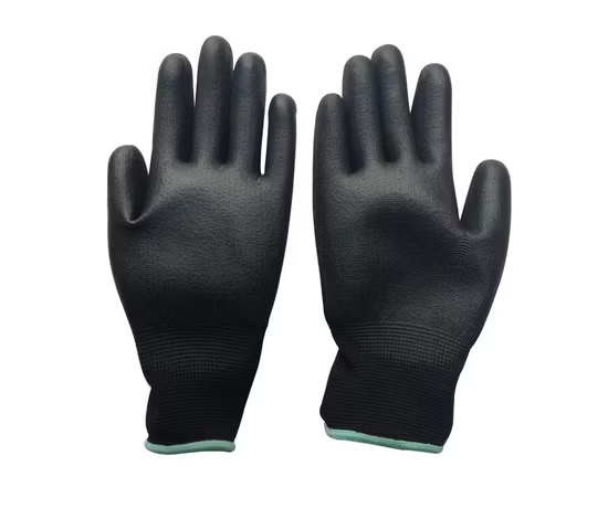 Găng tay nylon phủ PU màu đen dùng trong công nghiệp ảnh 2