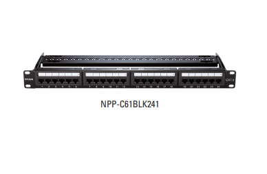 BẢNG CẮM DÂY MẠNG Patch Panel Cat 6 UTP Keystone Type- 24 Port-Fully Loaded