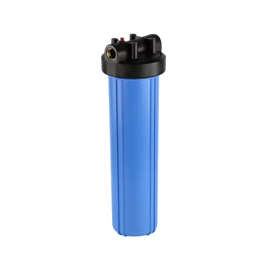 Hệ thống lọc nước vỏ màu xanh dương lớn 20 inch ảnh 2