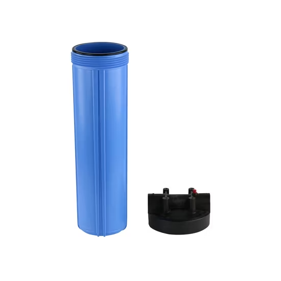 Hệ thống lọc nước vỏ màu xanh dương lớn 20 inch ảnh 4