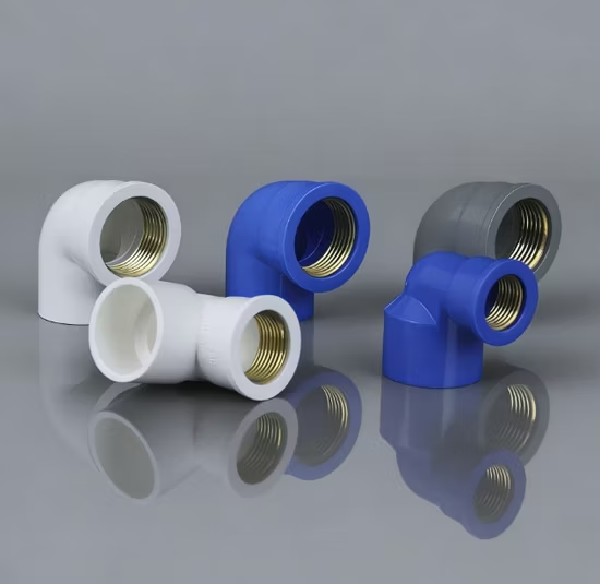 Ống nối nhựa PVC-U 90° Khuỷu nối ren trong, cho hệ thống cấp nước và hệ thống ống nước ảnh 2
