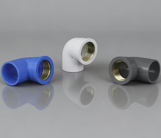 Ống nối nhựa PVC-U 90° Khuỷu nối ren trong, cho hệ thống cấp nước và hệ thống ống nước ảnh 3